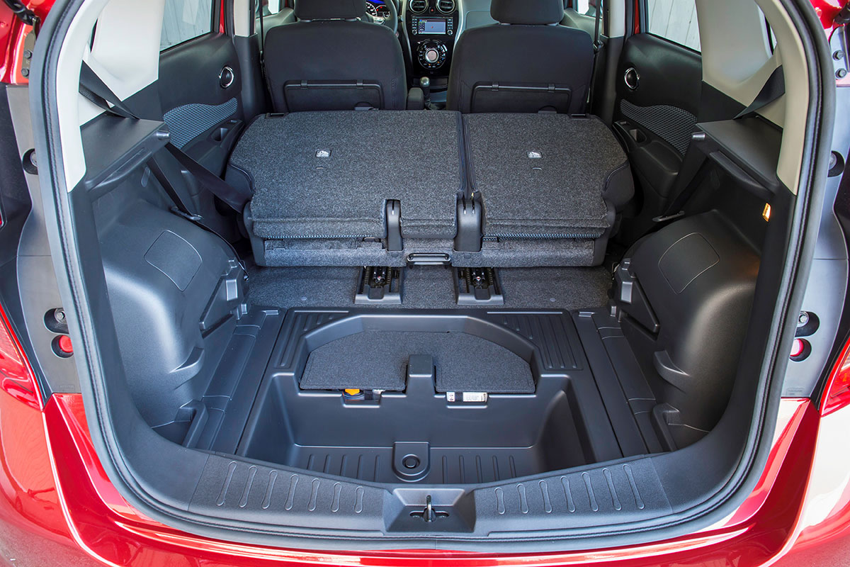 Nissan Note 1.2 DIG-S folded seats