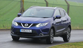 NIssan Qashqai diesel 2014 front action
