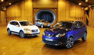 Nissan Qashqai vs Suzuki SX4 S-Cross vs Kia Sportage