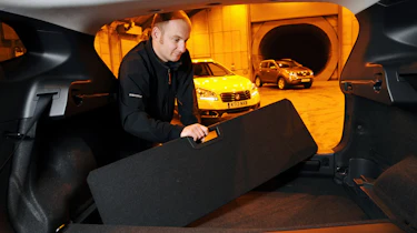 Nissan Qashqai vs Suzuki SX4 S-Cross vs Kia Sportage boot