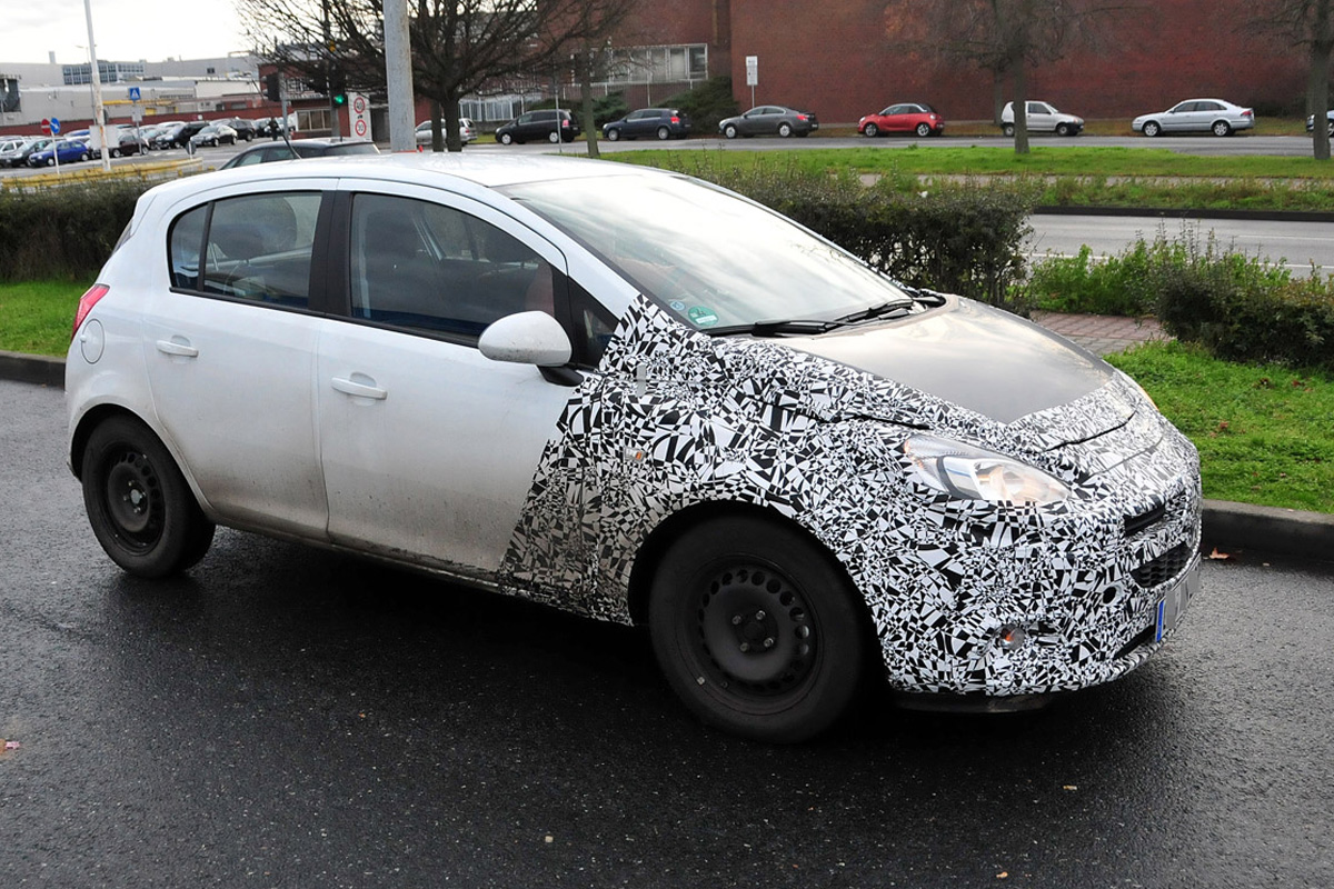 Opel Corsa spy shot