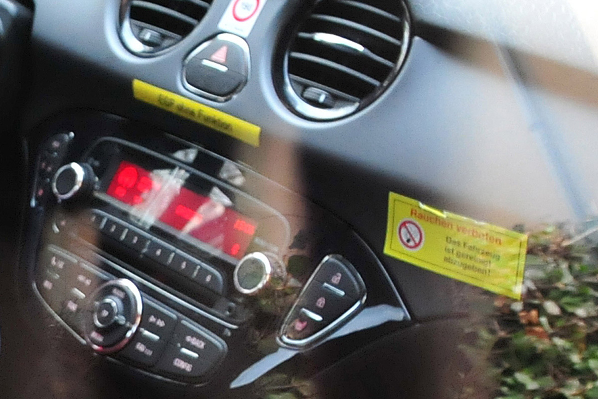 Opel Corsa interior 