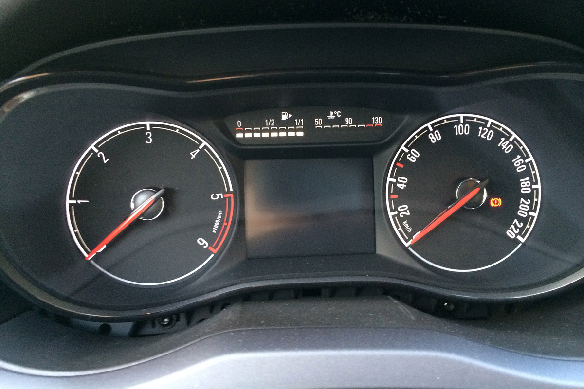 Opel Corsa dials