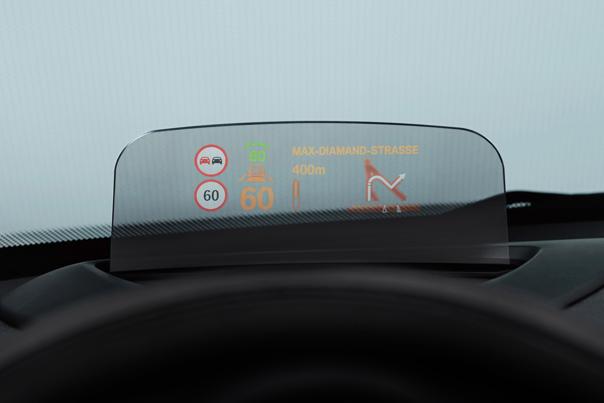 MINI head up display