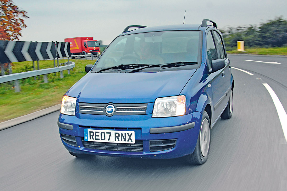Fiat Panda front cornering