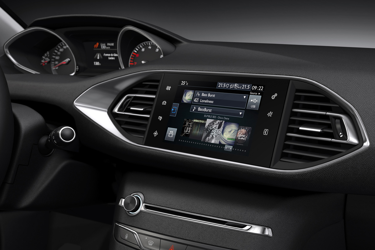 Peugeot 308 interior detail