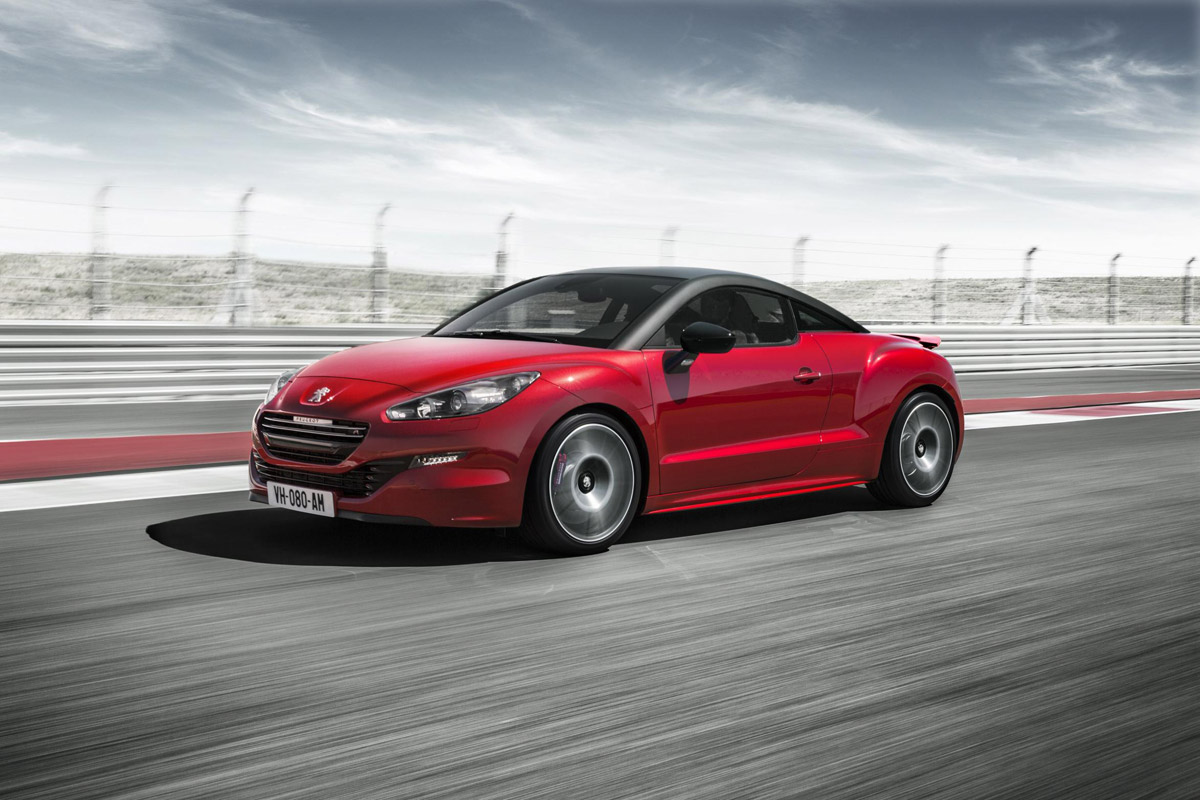 Peugeot RCZ R coupe 2014 side action