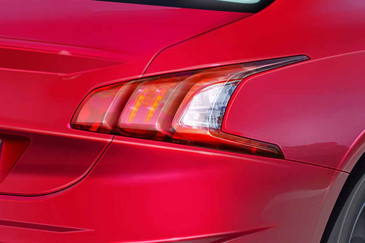 Peugeot 408 GT taillight