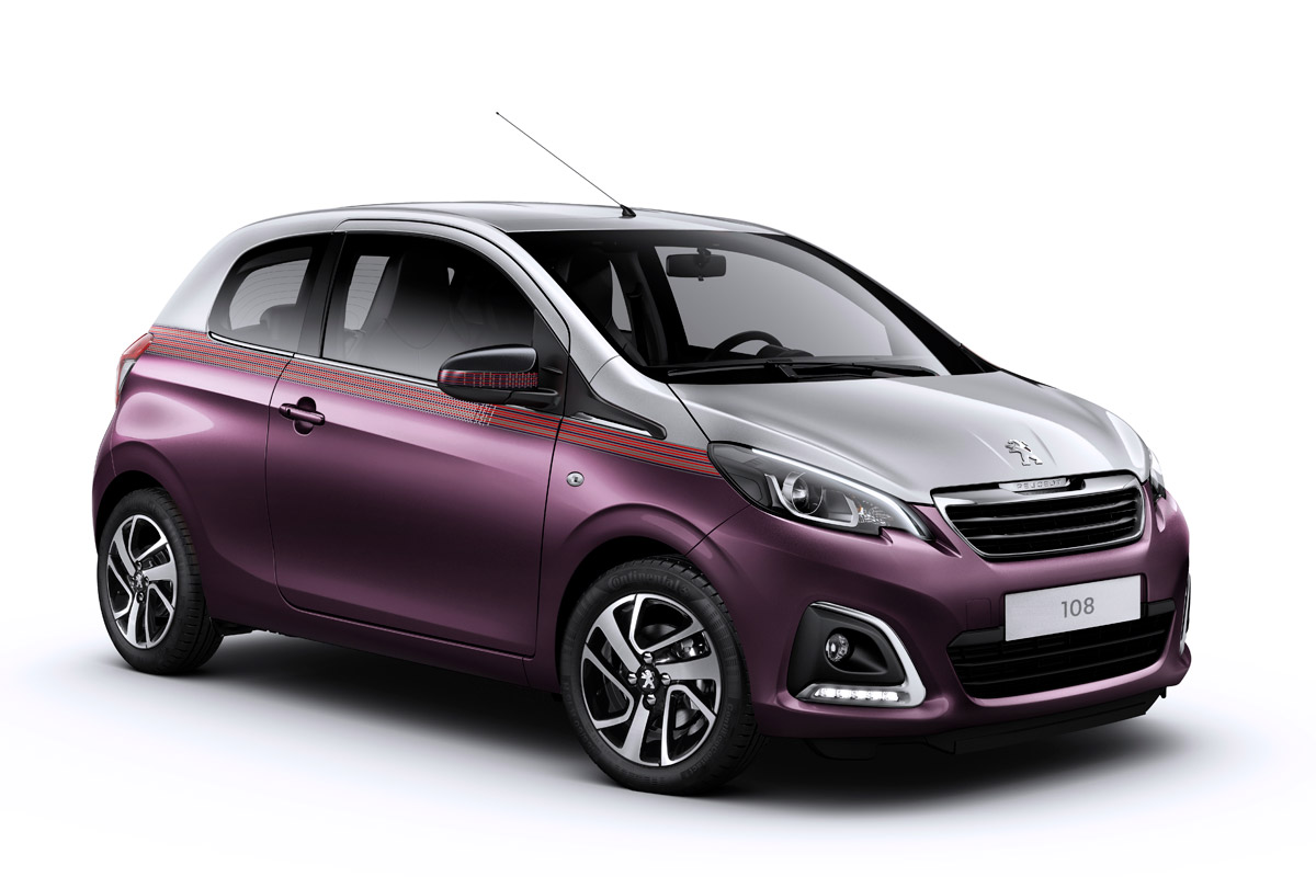 Peugeot 108 purple