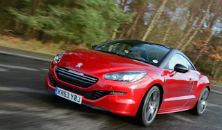 Peugeot RCZ R 2014 UK front corner