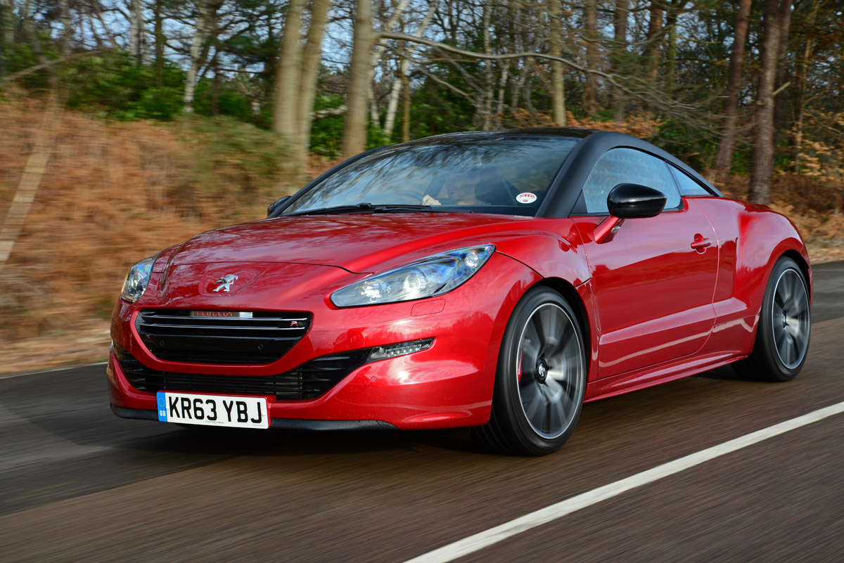 Peugeot RCZ R 2014 UK front tracking