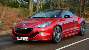 Peugeot RCZ R 2014 UK front tracking