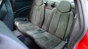 Peugeot RCZ R 2014 UK rear seats