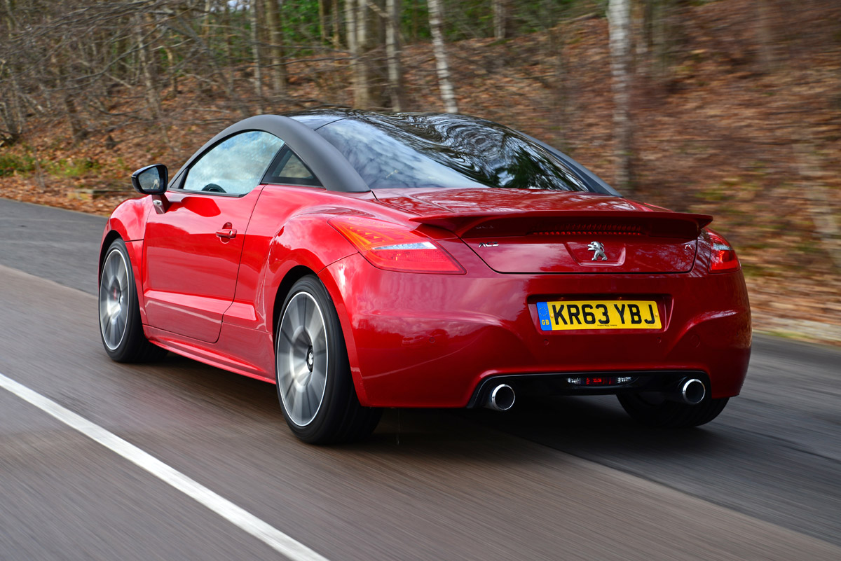 Peugeot RCZ R 2014 UK rear tracking