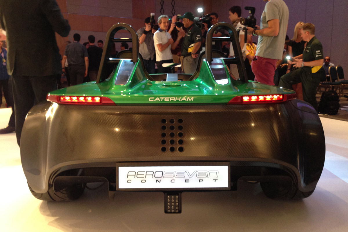 Caterham AeroSeven rear revealed