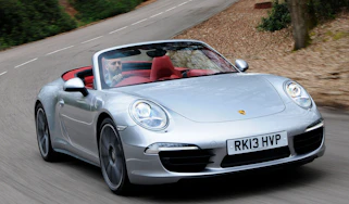 Porsche 911 Carrera 4S Cabriolet front cornering