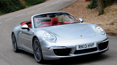 Porsche 911 Carrera 4S Cabriolet front cornering