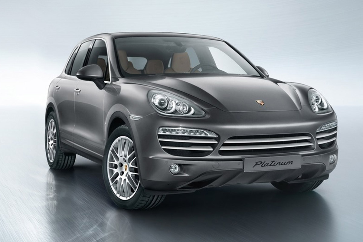 Porsche Cayenne Platinum Edition front