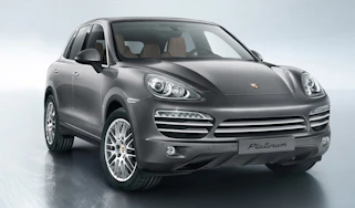 Porsche Cayenne Platinum Edition front