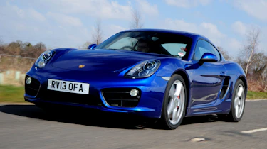 Porsche Cayman S front tracking