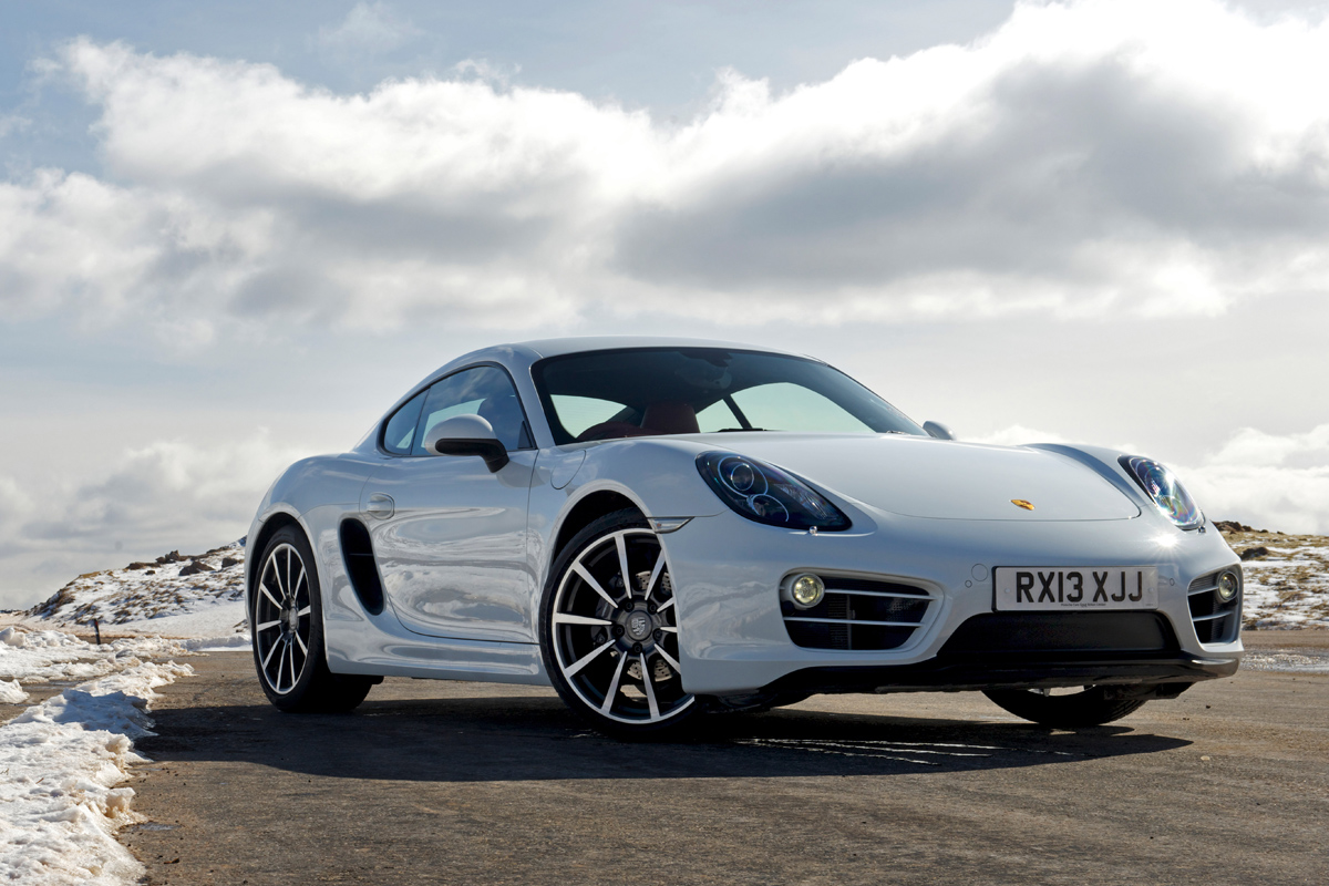 Porsche Cayman front three-quarters