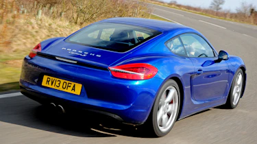 Porsche Cayman S rear tracking