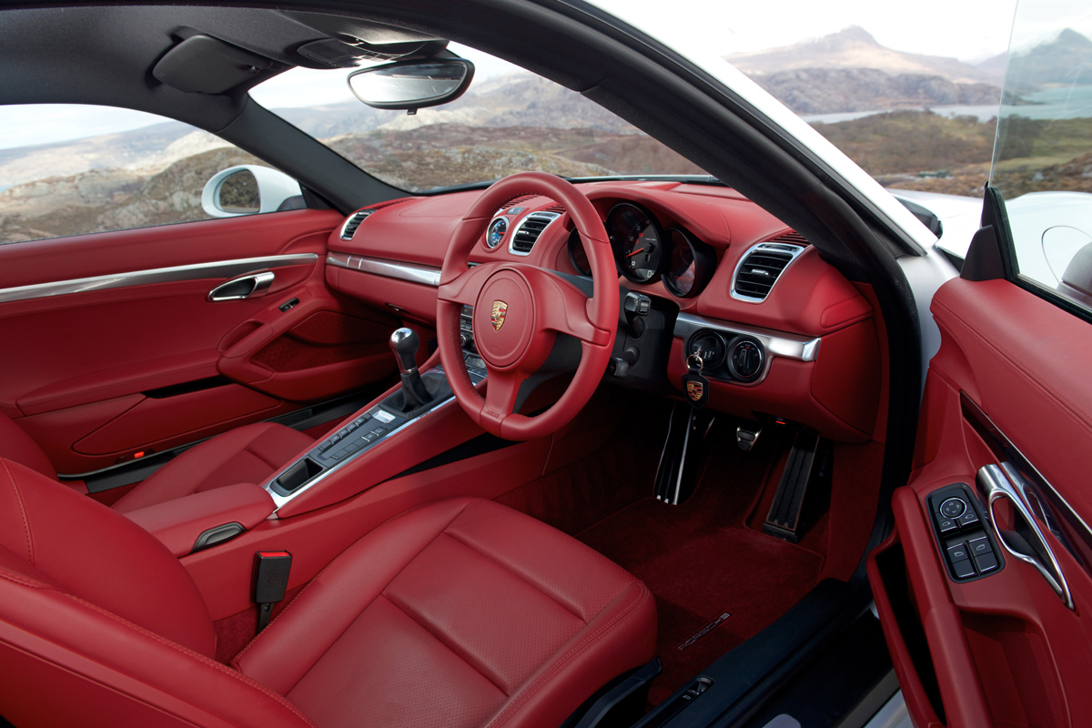 Porsche Cayman interior