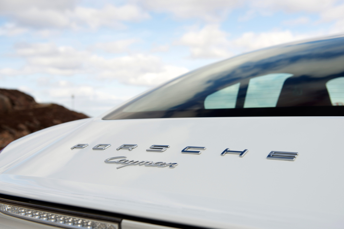 Porsche Cayman badge
