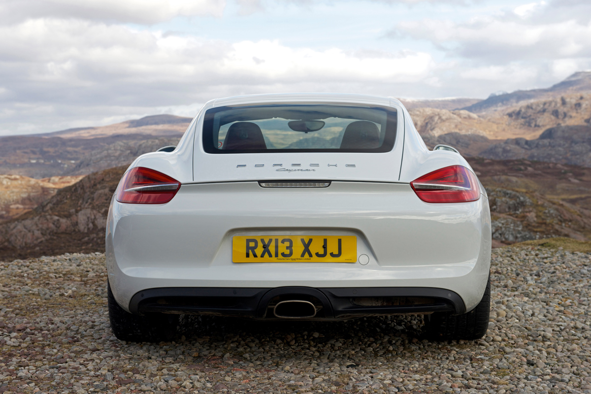 Porsche Cayman rear