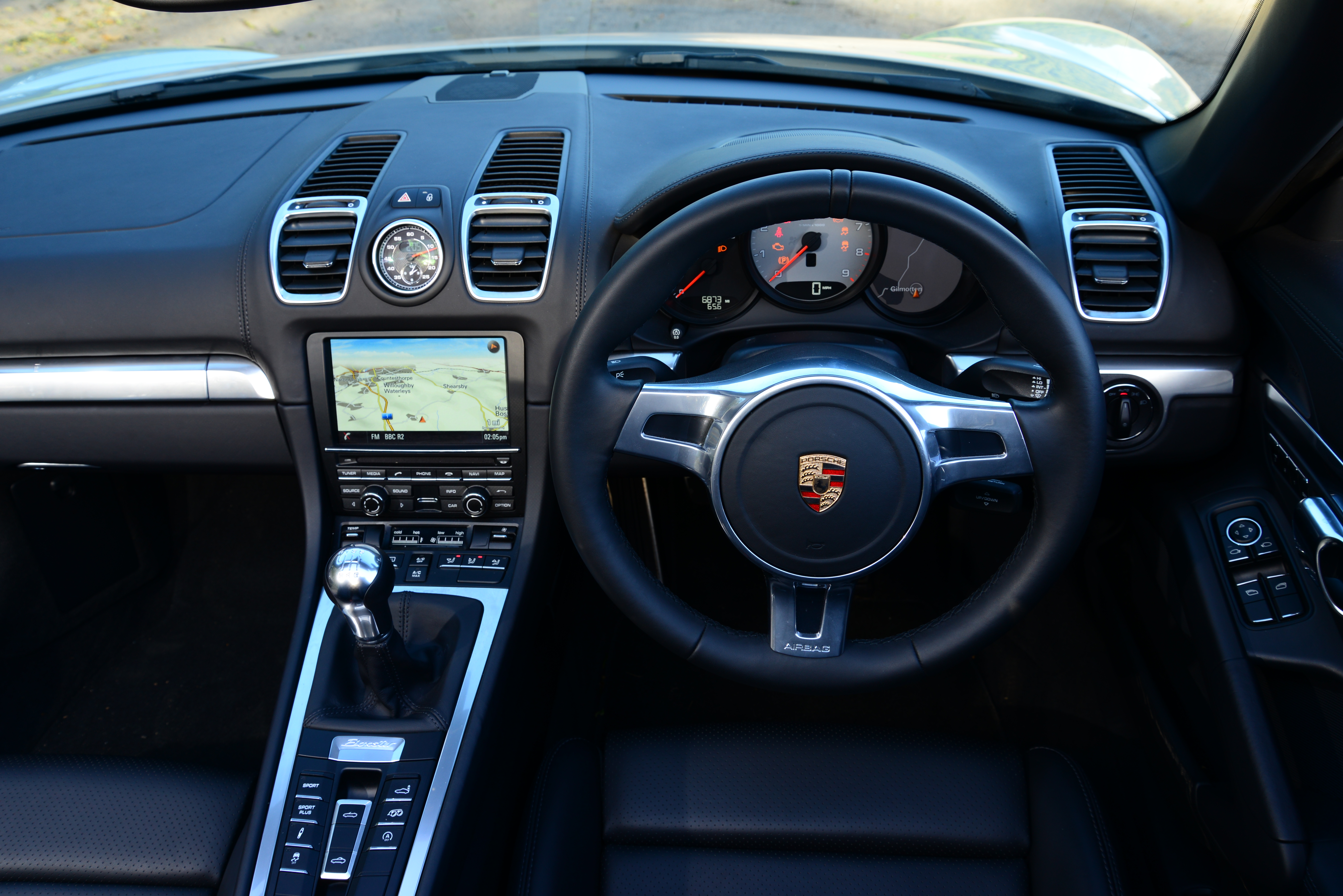 Porsche Boxster cabin