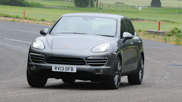 Porsche Cayenne front cornering