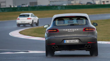 Porsche Macan S 2014 rear action