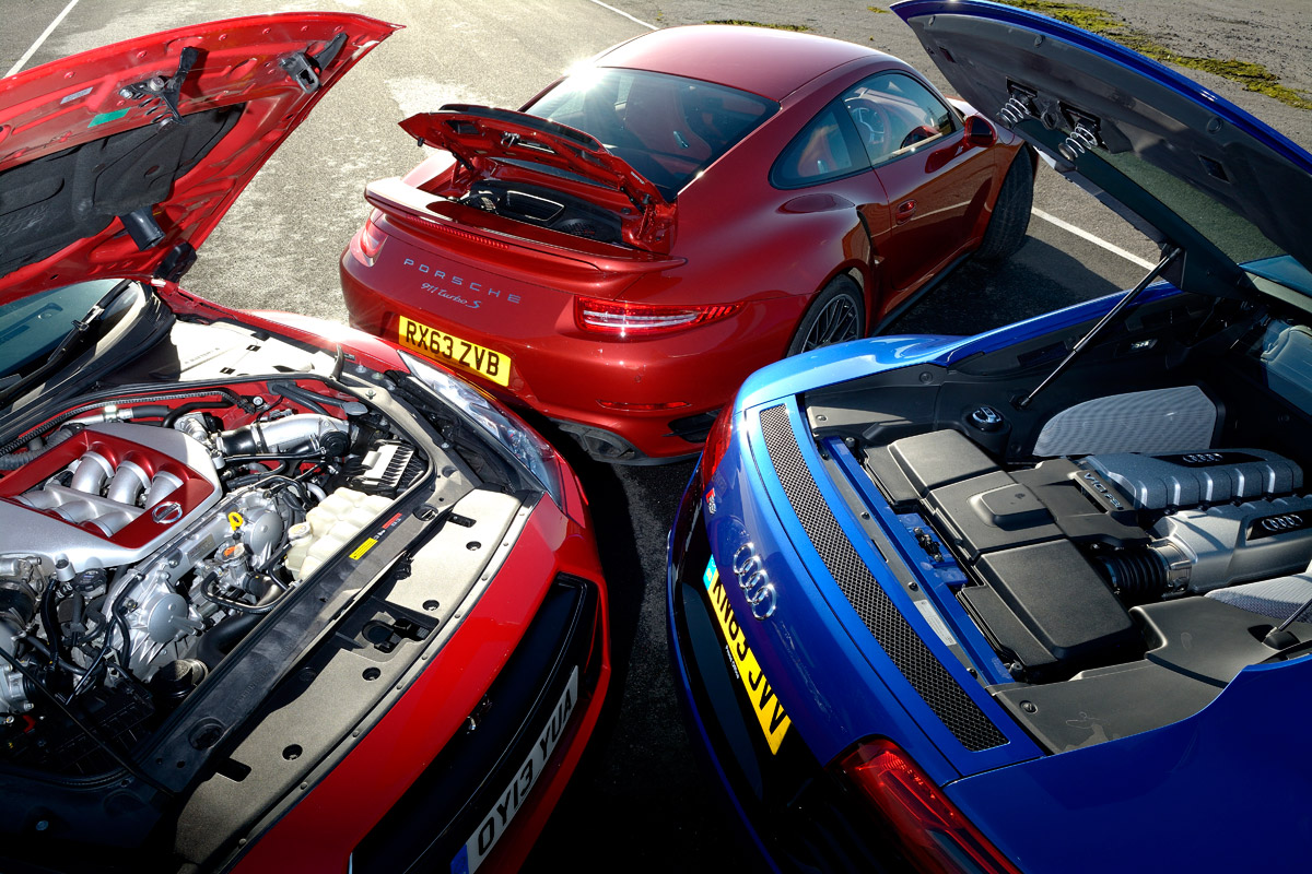 Porsche 911 Turbo S engines