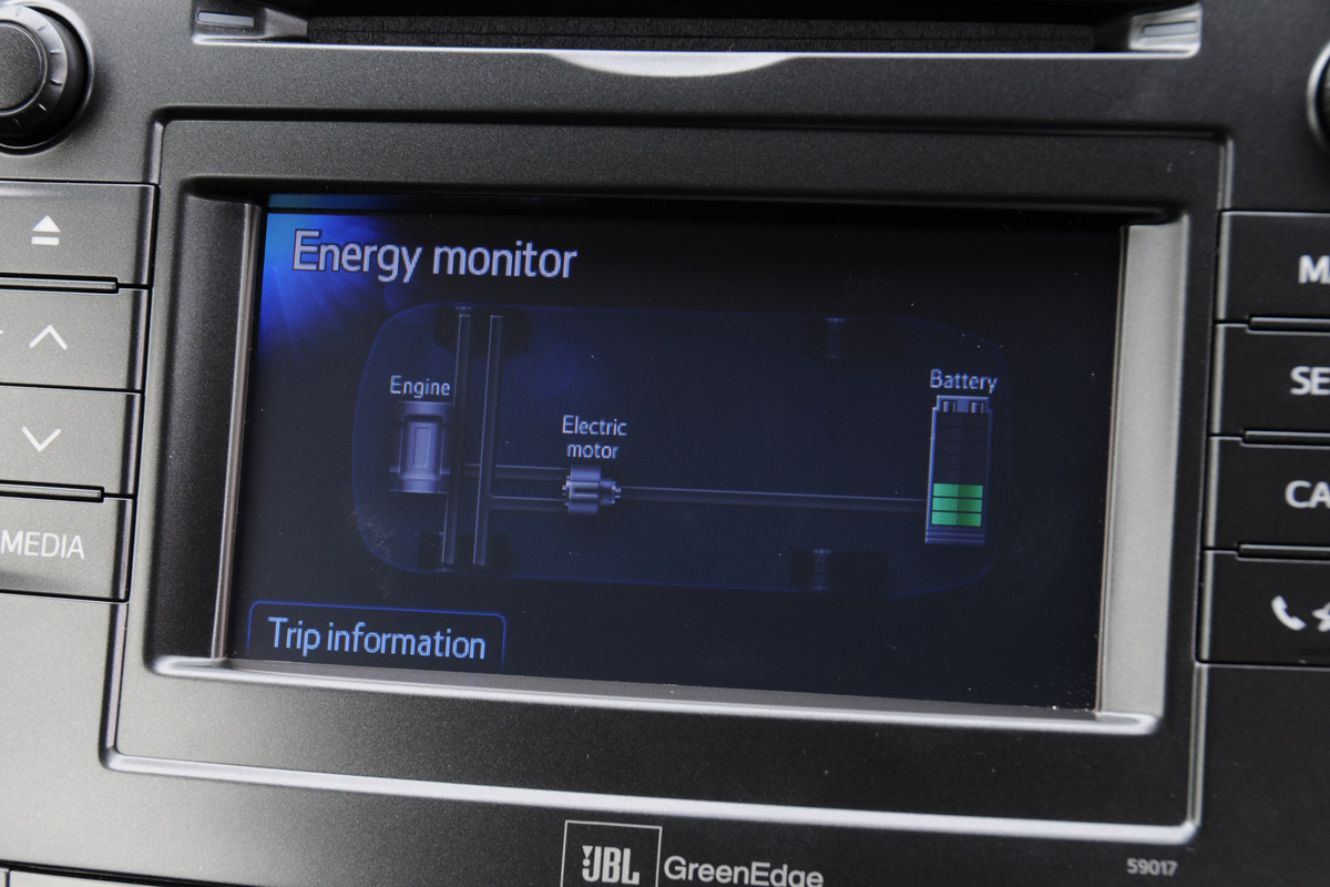 Toyota Prius+ screen