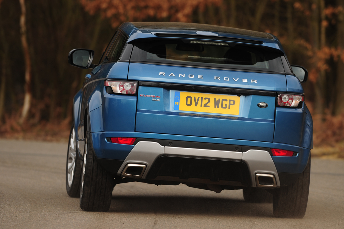 Range Rover Evoque Coupe rear cornering