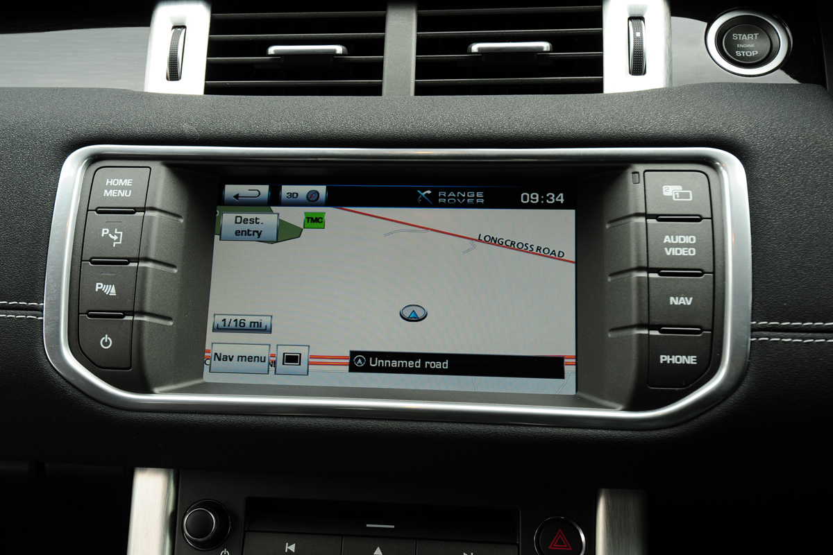 Range Rover Evoque Coupe sat-nav