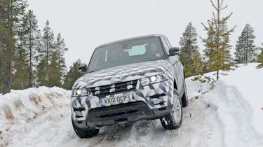 Range Rover Sport off-road action