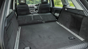 Range Rover Sport Supercharged seats folded