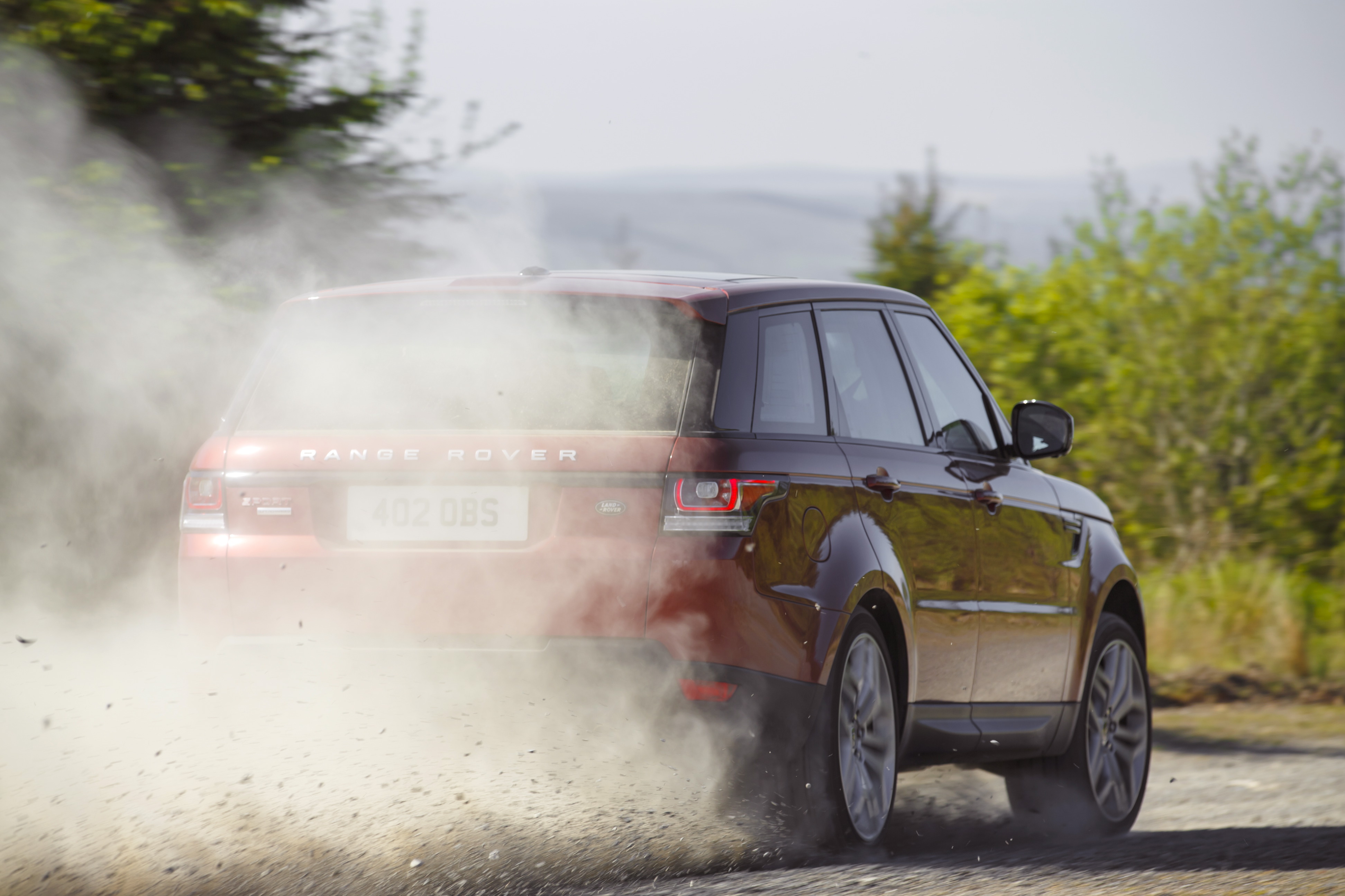 Range Rover Sport Supercharged skidding