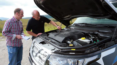 Range Rover 5.0 supercharged engine