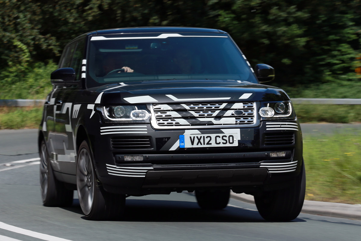 Range Rover front cornering