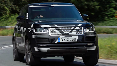 Range Rover front cornering