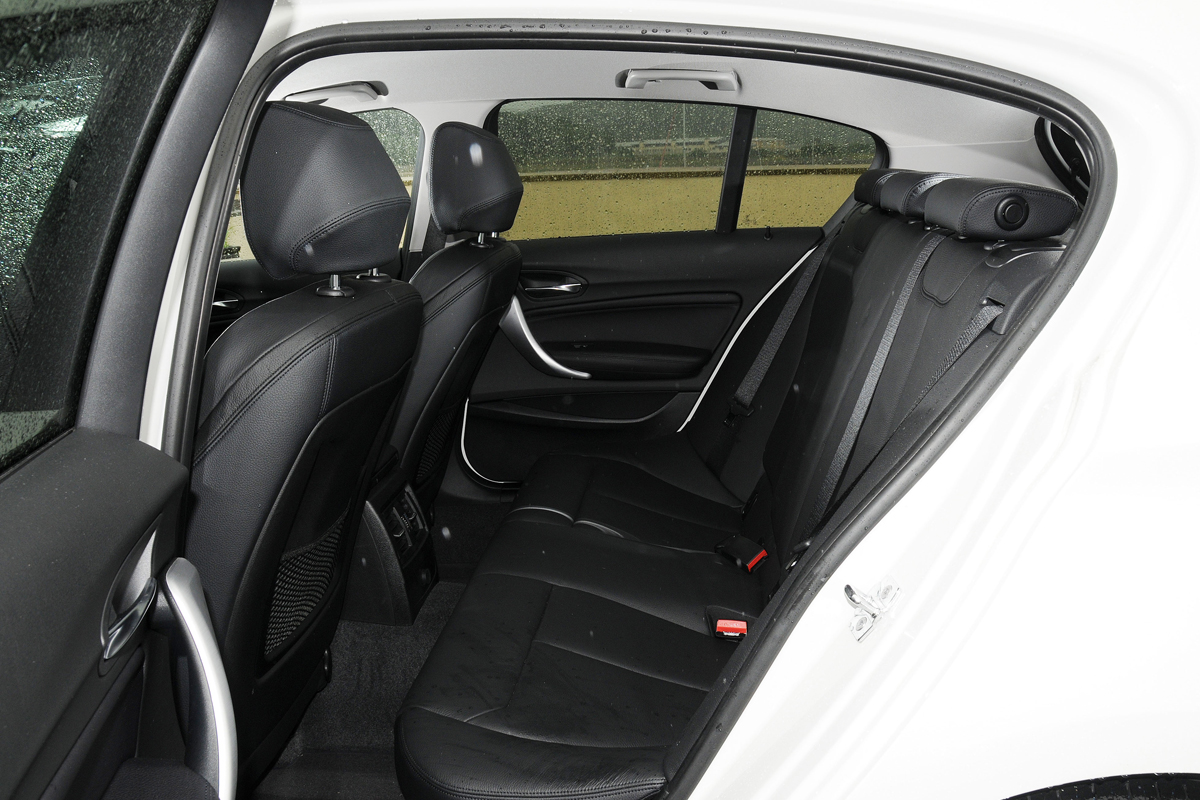BMW 116d ED rear seats