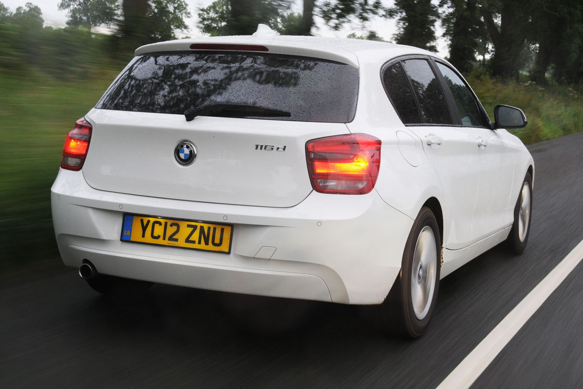 BMW 116d ED rear tracking