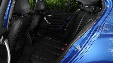 BMW 125i rear seats
