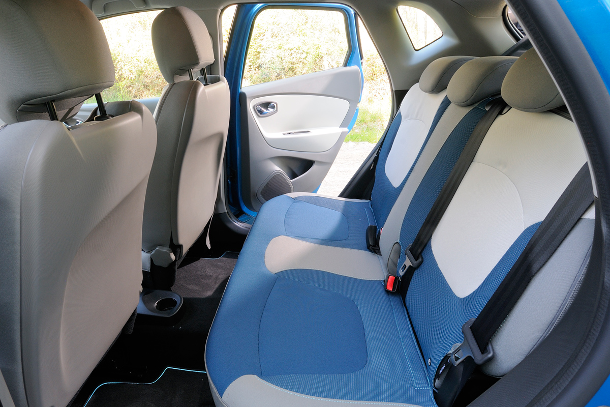 Renault Captur rear seats