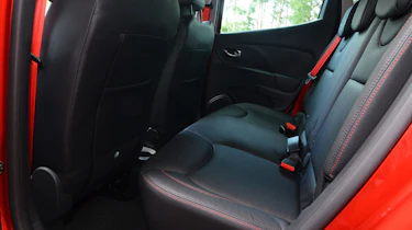 Renault Clio Renaultsport rear seats
