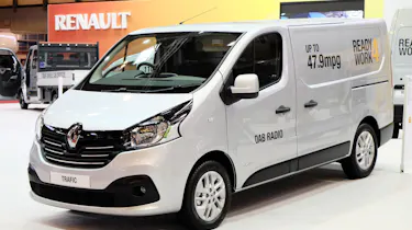 white Renault Trafic