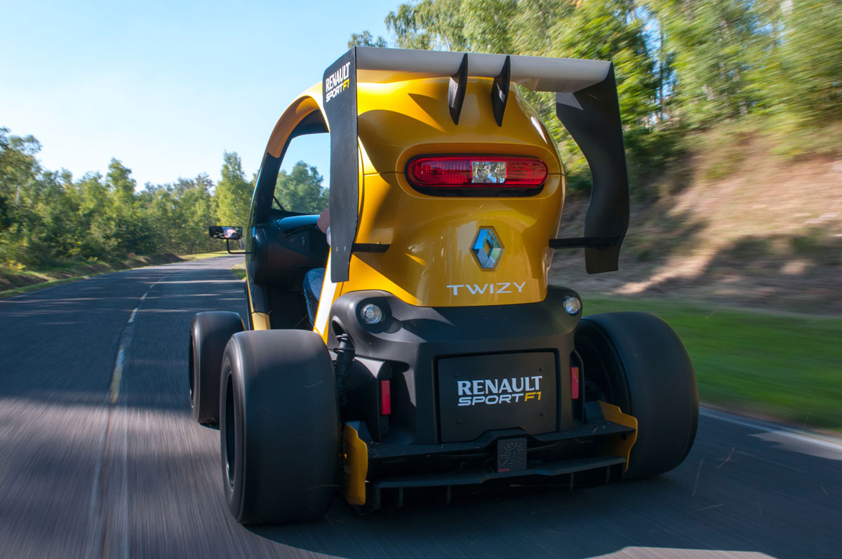 Renault Twizy F1 rear action 3