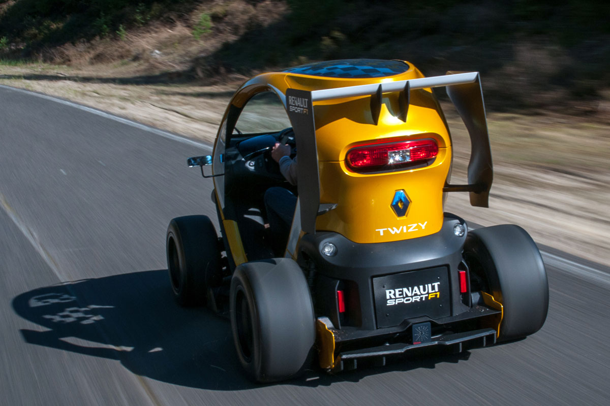 Renault Twizy F1 rear action 2